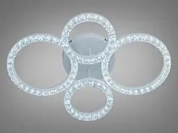 Люстра стельова кільця Diasha біла 74 Вт