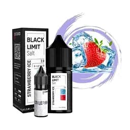 Набір компонентів для самозамісу сольової заправки Black Limit 30 мл Strawberry Ice, полуниця лід 0-65 мг (18277)