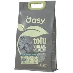 Наповнювач Oasy Tofu з активованим вугіллям 6 л