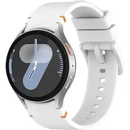 Силіконовий ремінець BeCover Tape для Samsung Galaxy Watch (20 mm) 3 41 mm/4 40mm-44mm/5 40-44mm/6 40-44mm/7 40-44mm White (712063)