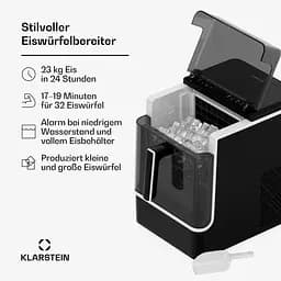 Льодогенератор KLARSTEIN 23 кг льоду на добу 10043889 - мініатюра 4