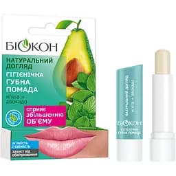 Гігієнічна губна помада Біокон Натуральний догляд М'ята + Авокадо 4.6 г