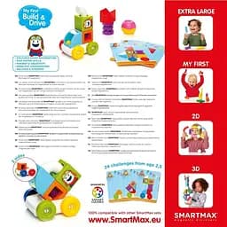 Магнітний конструктор SmartMax Мої перші моделі що їдуть - мініатюра 5