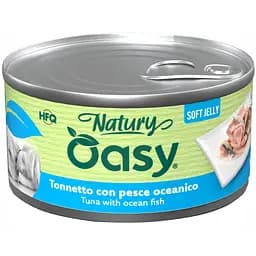 Вологий корм Oasy Dog Wet Natury для собак тунець та океанічна риба 150 г