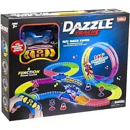 Автотрек 130 на радиоуправлении 187 элементов, свет и звук, длина трека 425 см в коробке