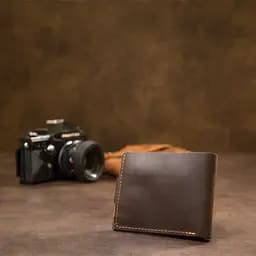 Чоловіче шкіряне портмоне GRANDE PELLE 11,5х9х1 см acs0018622 - мініатюра 7