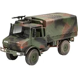 Збірна модель Revell Вантажівка Unimog 2T milgl рівень 5 масштаб 1:35, 190 деталей (RVL-03337) - мініатюра 3