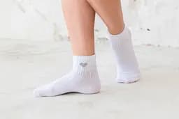 Набір шкарпеток 2 пари з принтом серце. Безшовні ORGANIC cotton JILL ANTONY 38-40 - мініатюра 4