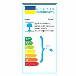 Свiтильник точковий Feron 8050-2 під лампу сірий-срібло (20113) - мініатюра 3