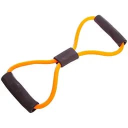 Еспандер тренажер для рук EasyFit Вісімка трубчастий Помаранчевий (EF-3947-OR)