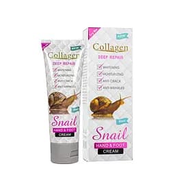 Крем для рук і ніг Collagen Snail Deep Repair відбілюючий 80 мл