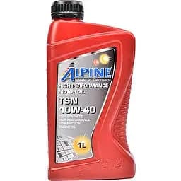 Олива моторна напівсинтетична Alpine TSN 10W-40 API SN/CF A3/B4-08 MB 229.3, VW 502 00/ 505 00 1 л (23465)