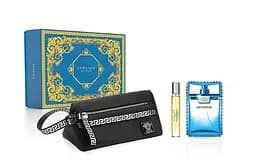 Набор Versace Man Eau Fraiche туалетна вода, 100 мл + туалетна вода, 10 мл + косметичка