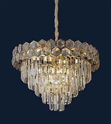 Люстра сучасна класична кришталева Levistella 756PR1005-6+1 GD - мініатюра 2