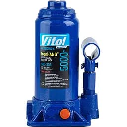 Домкрат гідравлічний телескопічний Iron Hand 5 т 185-358 мм 4.1 кг кейс (IH-185355D-K)