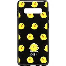 Чохол-накладка Toto Cartoon Print Glass Case Samsung Galaxy S10 Chick
