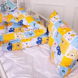 Набір дитячий MirSon зима Kids Time 20-0038 Cute animals 110x140 см бавовна: ковдра з подушкою (2200009671227)