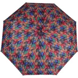 Жіноча складана парасолька механічна Airton 99 см різнобарвна