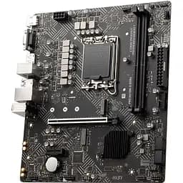Материнська плата MSI PRO H610M-G DDR4 s1700 H610 2xDDR4 HDMI DP D-Sub mATX - мініатюра 3