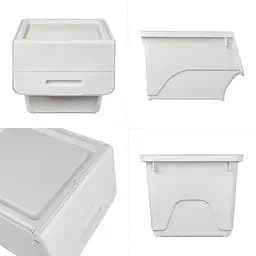 Контейнер для зберігання Wall Sticker 45.5х38х31 см Білий SW-00002420 - мініатюра 3