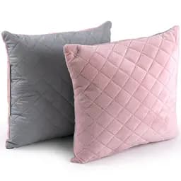Подушка Руно 40х40 декоративна Pink and Grey ромб 311.55_Pink and Grey ромб - мініатюра 3