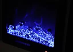 Електричний камін Fireplace Craftsman Tokado Gray Bluetooth звук потріскування дров (10080121) - мініатюра 9