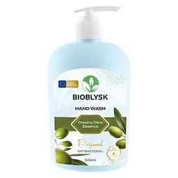 Жидкое крем-мыло BioBlysk Creamy Olive Essence парфюмированное антибактериальное 500 мл