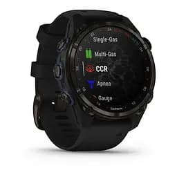 Спортивний годинник Garmin Descent Mk3i – 43 mm Carbon Gray DLC Titanium w. Black Silicone Band (010-02753-10/11) - мініатюра 3
