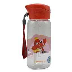 Пляшка для води Casno 400 мл KXN-1195 Червона (краб) з соломинкою (KXN-1195_Red) - мініатюра 2