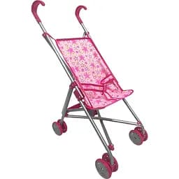 Коляска-трость для куклы Melobo 9302W розовая