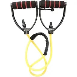 Еспандер трубчастий з ручками York Fitness 2-5кг, жовтий