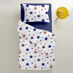 Комплект постільної білизни Cosas Star america dark blue Підлітковий синій (StarAmerica_DBlue_155) - мініатюра 2