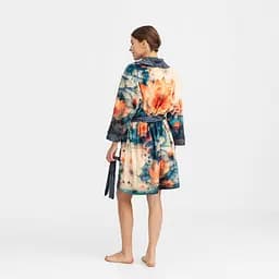 Халат жіночий з плюшевого велюру ексклюзивний Charms 18320 2XL-3XL - мініатюра 2
