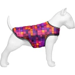 Курточка-накидка для собак Collar Waudog Clothes, рисунок "Кубы 3Д", XXS, А 23 см, B 29-36 см, С 14-20 см