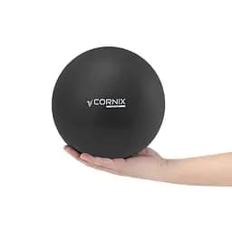 М'яч для пілатесу, йоги, реабілітації Cornix MiniGYMball 22 см XR-0371 Black - мініатюра 5