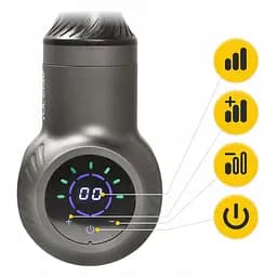 Ручний перкусійний масажер 4FIZJO Massage Gun Active 30 Вт (масажний пістолет) 4FJ0592 (P-5907739319937) - мініатюра 10