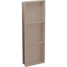 Полка в ванную встроенная Nett YBr-90, металлическая 90 см Бронза