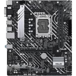 Материнська плата Asus Prime LGA1700, H610M-A D4-CSM, H610, 2xDDR4, Int.Video(CPU), 4xSATA3, 2xM.2, 1xPCI-E 16x 4.0, 1xPCI-E 1x 3.0, 1xM.2 (Key E), ALC997, I225V, 3xUSB3.2/6xUSB2.0, VGA/HDMI/DP, MicroATX