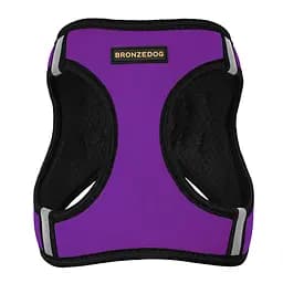 Шлея для собак Bronzedog Sport Vest XS 17х13х3 см фіолетова - мініатюра 3