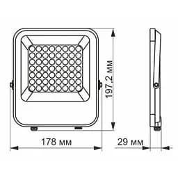 Прожектор Videx (VL-F2-305G-12V) - мініатюра 2