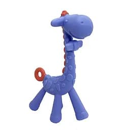 Силиконовый прорезыватель "Жираф" MGZ-0416(Violet) в футляре