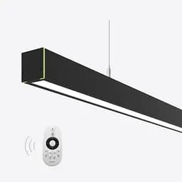 Диммируемый линейный светодиодный светильник X-LED 50Вт черный (985х42х43)