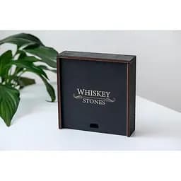 Сталеві кубики для віскі Whiskey Stones у дерев'яній коробці - 6 кубиків для охолодження віскі - мініатюра 8