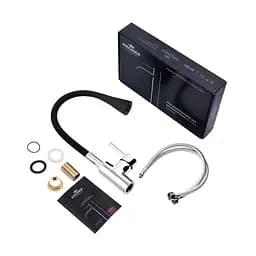 Змішувач для кухні Kroner KRP Kuche - C031BLK CV024338 Чорний матовий - мініатюра 9