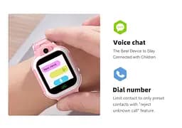 Дитячий смарт годинник-телефон Lemfo LT44 з GPS, 4G, SIM-картою, відеодзвінком, камерою, геолокацією та прослуховуванням Чорний - мініатюра 7
