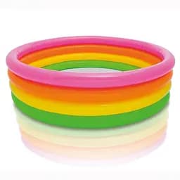 Басейн 56441 NP "Райдуга" 4 кільця, розміром 168-45см, об'єм: 780 л при наповненні 80% Intex (6941057454412)