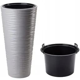Горщик для квітів Form-Plastic Sahara slim-30 25 л сірий (2723-055)