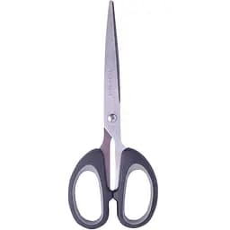 Ножицi офiснi Buromax Jobmax чорні з сірими вставками 163 мм (BM.4533-09)