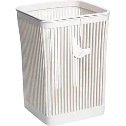 Кошик для сміття Yiwu пластиковий 8 л білий  HP-45-9BE