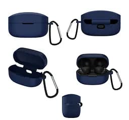 Чохол-накладка DK Silicone Candy Friendly із карабіном для Sony WF-1000XM4 (dark blue) - мініатюра 8